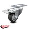 Service Caster 3.5 Inch Thermoplastic Rubber Swivel Top Plate Caster with Total Lock Brake SCC SCC-TTL20S3514-TPRB - alternate 5